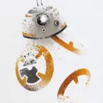 Paint splatter BB8