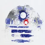 Paint splatter R2D2