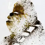 Paint splatter Chewbacca