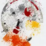 Paint splatter Luke skywalker
