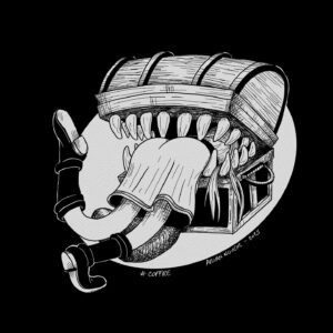 Inktober 2025 - jour 14 : Coffre