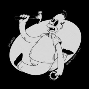 Inktober 2025 - jour 16 : gaffe