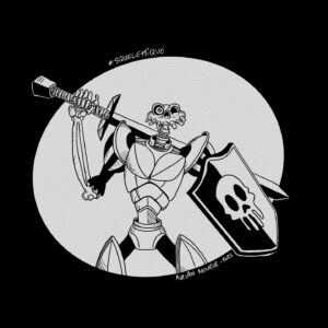 Inktober 2025 - Jour 28 : Squelettique