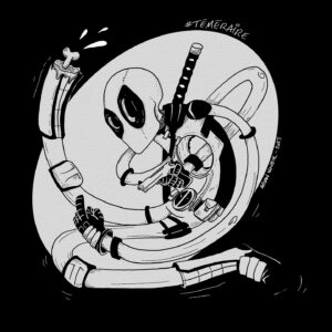 Inktober 2025 - jour 8 : Téméraire
